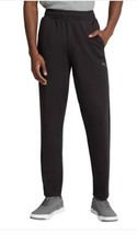 Puma Mens Sweatpants Black Pockets Elastic Waist Drawstring Active Workout - $42.99