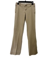 Mossimo Supply Co. Womens Jr. 3 Low Rise Straight Leg Cotton Tan Khaki P... - €13,85 EUR