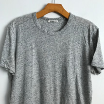 Buck Mason T-Shirt S Gray Short Sleeve Crew Neck Slub Casual Pullover Preppy Top - £11.18 GBP