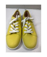 Vionic Lace-Up Casual Sneakers Pisces Canary Yellow A479130 Women’s Wide... - $56.00 CAD