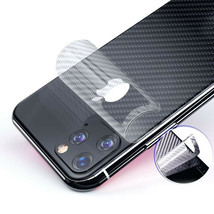 3D Carbon Fiber Skin Back Cover Screen Protector Film For iPhone 11 Pro Max  - £3.90 GBP