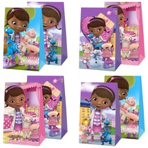12pcs Doc Party Favor Gift Bags Goodie Bags, McStuffins Birthday Party S... - $152.12 MXN