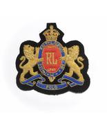Fashion badge Hand embroidered blazer Patch Sewn on Black felt  - £31.33 GBP