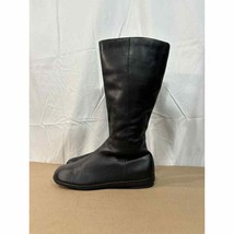 Me Too Liza Black Leather Knee High Boots Wmns Sz 8 - £35.66 GBP