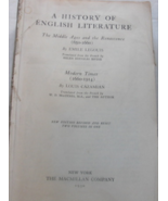 A History of English Literature, from the Middle Ages and the Renascence... - $99.00