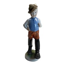 Herend Figurine Little Tom Thumb Porcelain Boy Vintage Hand Painted Hungary - $197.10