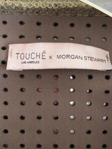 Touche LA x MORGAN STEWART Brendan Bomber Olive Green Perforated XS Zip ... - $38.99