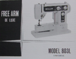 Universal Model 803L Sewing Machine Instruction Manual - £10.26 GBP