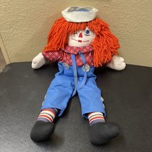 Vintage Raggedy Andy 19&quot;  Cloth Doll Handmade by Ruth Mitchell of CA 1979 - £11.76 GBP