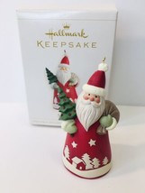 Hallmark Keepsake St. Nick 2006 Christmas Tree Ornament Santa Claus with Box - £11.86 GBP
