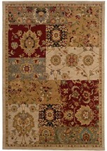 Oriental Weavers Infinity 1128A 8&#39; Square  Square - Beige/ Red-Nylon - $765.26