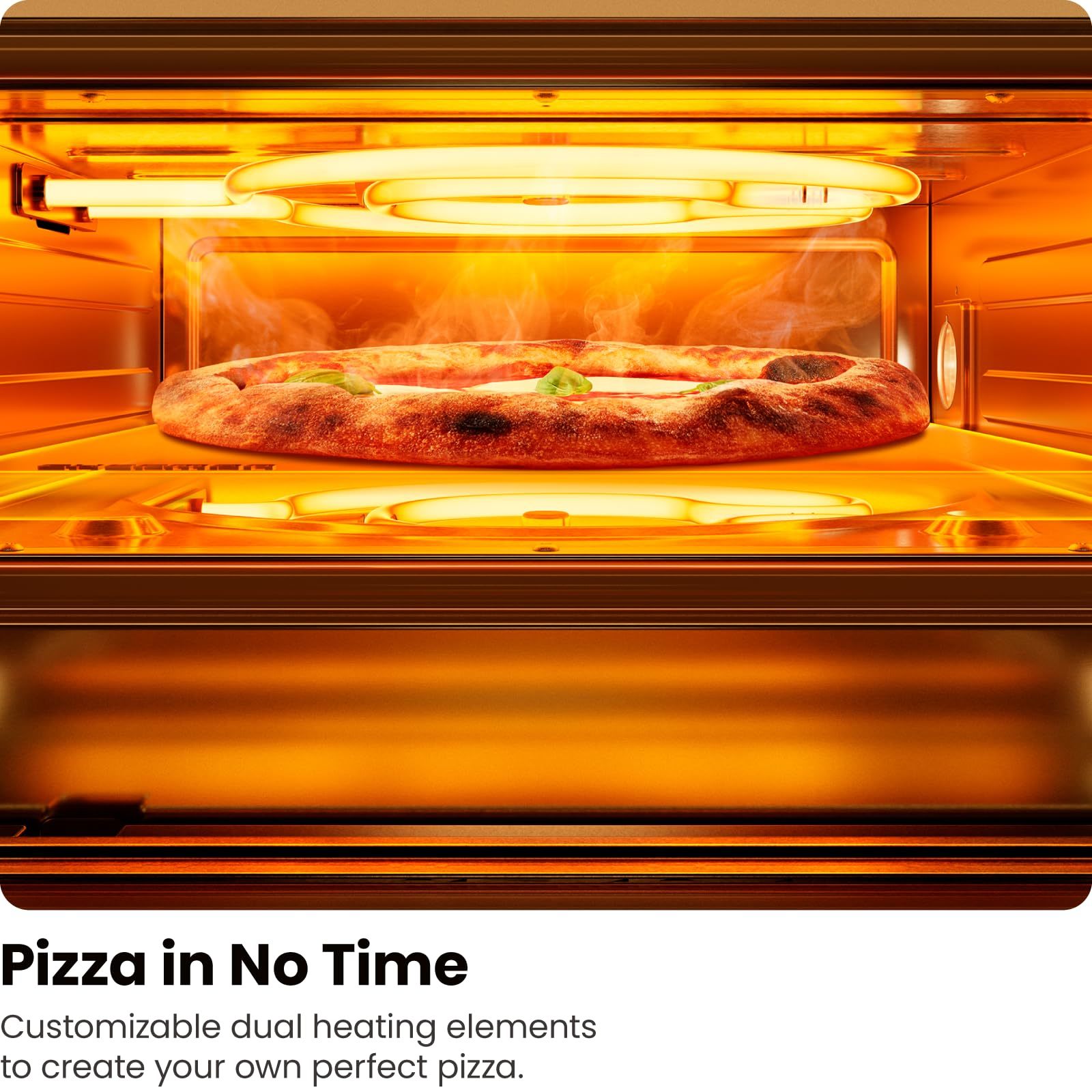 Pizza Oven - Makes 12 Inch Pizzas in Minutes Heats up to 800°F... Item image 7