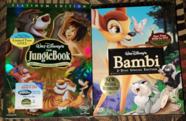 NEW Disney The Jungle Book AND Bambi Platinum Edition DVD 2-Disc Special... - £11.17 GBP