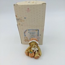 Cherished Teddies Connie 1993 Jack-O-Lantern Bear With Certificate  - £7.15 GBP