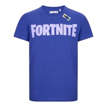 Fortnite Logo Lila Spielen Baumwolle Fortnite T-Shirt Größen 10-16 Jahre - £18.92 GBP+