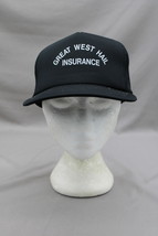 Vintage Screened Trucker Hat - Great West Hail Insurance - Adult Snapback - $552.05 MXN