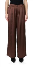 6397 silk pull on pants in Mahogany - size S - £164.41 GBP