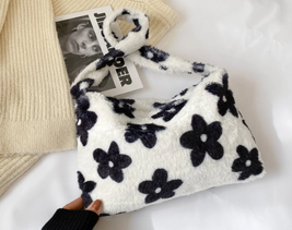 Fashion Women Fur Handbags Furry Fluffy Shoulder Top-handle Bag for Women - $23.99