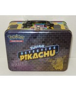 Pokemon TCG Detective Pikachu Collector Chest 2019 Metal Case Tin Lunchb... - $33.67 CAD