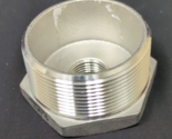 2&quot; to 1/2&quot; in NPT threaded SS 304 HEX Reducing bush Pipe Reducer Fitting... - $5.93