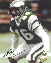 Herm Edwards New York Jets signed autographed 8x10 photo COA  - £50.48 GBP