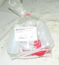 Bag Of 6 Scienceware 8oz Bottle w Red Cap Closure - Bel-Art - Never Used - £31.06 GBP