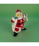 Vintage Santa Claus Planter Candy Cane Holder Japan Christmas St. Nick C... - €27,47 EUR