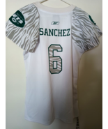 New York Jets, Mark Sanchez, Throwback Jersey, Women&#39;s Large, Reebok, Ne... - $33.92 CAD
