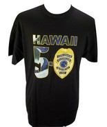 HAWAII FIVE-O BLACK SS T-SHIRT SZ L STATE OF HAWAII INVESTIGATOR UNIT WA... - £10.38 GBP