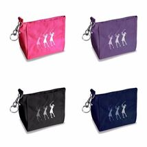 Surprizeshop Embroidered 3 Ladies Golf Valuables Bag, HandBag. Pink, Bla... - $15.86