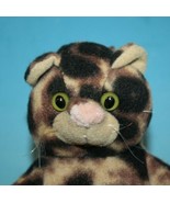 Wildkin Cat 7&quot; Kids Kitten Backpack Clip Leopard Fleece Plush Stuffed So... - £12.19 GBP