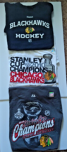 3 Chicago Blackhawks Hockey, 2010 Stanley Cup Champions Hockey NHL T-Shi... - £17.45 GBP