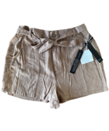 Nicole Miller Women&#39;s Belted Shorts w/Pockets Vintage Look 100% Lyocell ... - $22.76