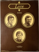 Love by John Lennon, Recorded by The Lettermen - Vintage 1971 Sheet Music - £11.16 GBP