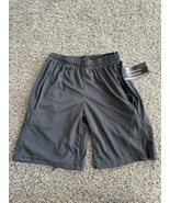 Brooklyn Unlimited Boys Basketball Shorts Gray Pocket Elastic Waist Size... - $145.56 MXN