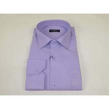 Men's Shirt By CASILA Turkey Cotton Blend Long Sleeves 502000-10 Solid Lavender image 4