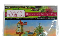 Erins Garden Winter Wheelbarrow Decorative Garden Flag (12.5&quot; x 18&quot;) New - $13.82