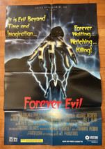 Forever Evil 1987 Movie Poster VHS United Home Video Store 23”x34&quot; New /... - £19.33 GBP
