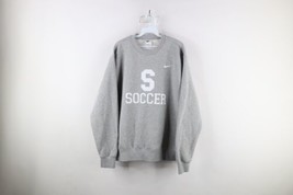 Nike Mens Large Team Issued Michigan State University Soccer Sweatshirt Gray - £71.40 GBP