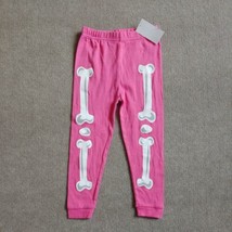 Komar Kids Skeleton Bones Legging Pants Only Girls Size 4T Pink New - £11.82 GBP