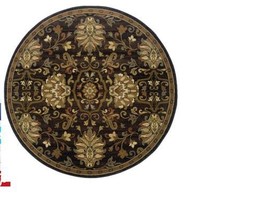 Oriental Weavers Hudson 042G1 8&#39; Round  Round - Brown/ Beige-Polypropylene - £343.59 GBP