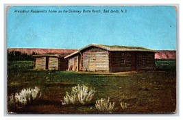 Roosevelt Home Chimney Butte Ranch Bad Lands North Dakota ND UNP DB Postcard O20 - £3.07 GBP