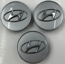 Hyundai Wheel Center Cap Set Silver OEM B01B25037 - £27.07 GBP