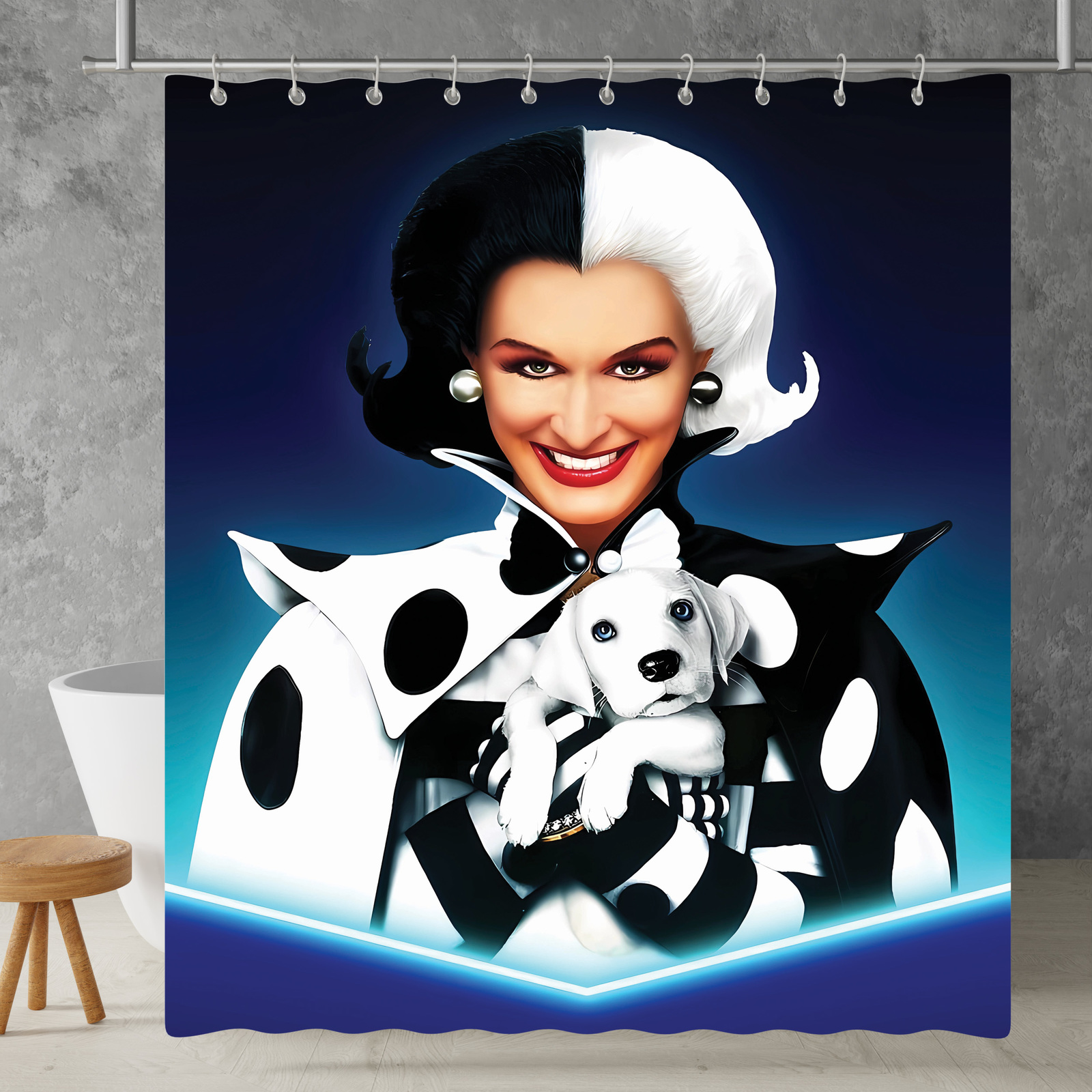 New!!! 101 Dalmatians Custom Waterproof Polyester Shower Curtain 4 Size Item image 15