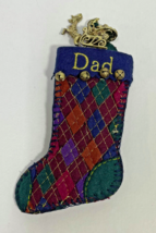 Lot of 2 Hallmark Ornaments 2013 - Mom &amp; Dad Stockings - £8.78 GBP