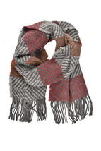 GIADA BENINCASA Scarf Wool Blend Knitted Warm Multicolor Size 79&quot; X 15&quot; Unisex - £223.37 GBP