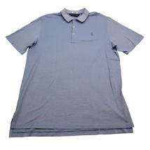 Polo Golf Ralph Lauren Shirt Mens Large Blue Casual Outdoors Pima Rugby - £14.85 GBP