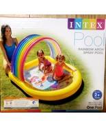 Intex Rainbow Arch Sprinkler Pool  Summer Inflatable W/ Sprayer NEW NIB - £31.64 GBP