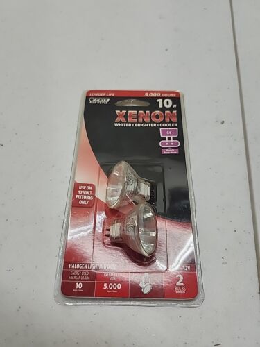 Xenon G4 Base FEIT Electric Light 2 Bulbs 12V 10 W 017801775594  - $9.89