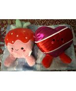 Hallmark Valentine Better Together Strawberry Pink Heart Rare Magnetic P... - $11.84